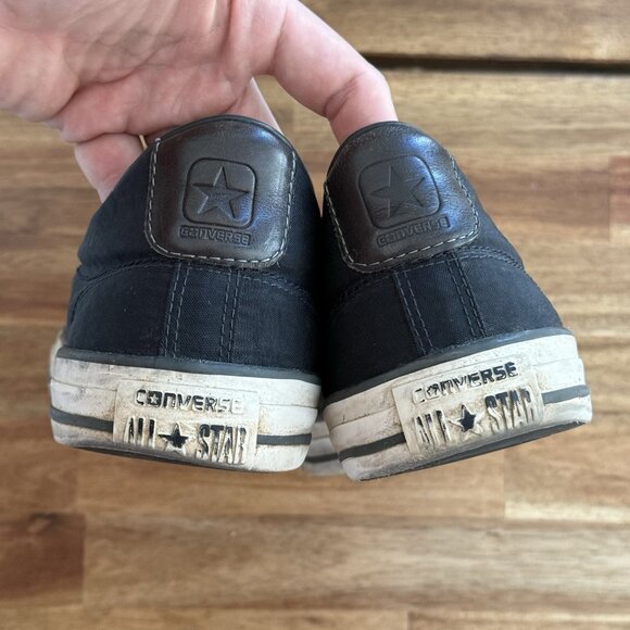 Converse John Varvatos Laceless Low Top Sneakers Mens 10.5 Us Black Slip On - Picture 10 of 16